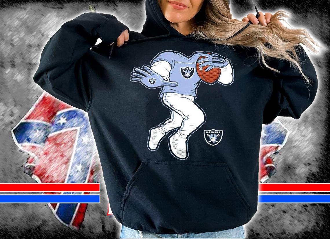 Las Vegas Raiders Toddler Yard Rush shirt hoodie