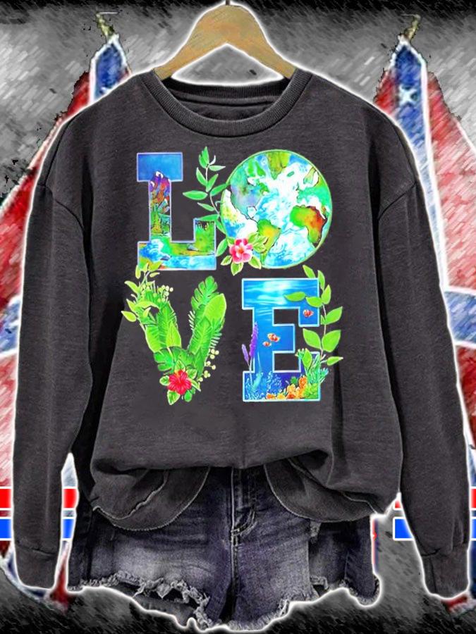 Love Earth Happy Earth Day 2021 shirt sweatshirt