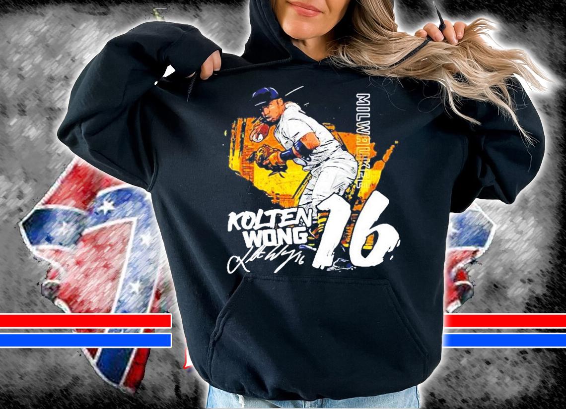 Milwaukee Kolten Wong 16 signature shirt