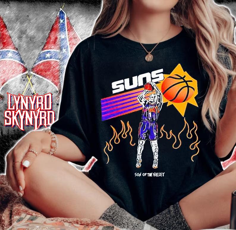 NBA Phoenix Suns Basketball Son of the Valley T-shirt woman shirt