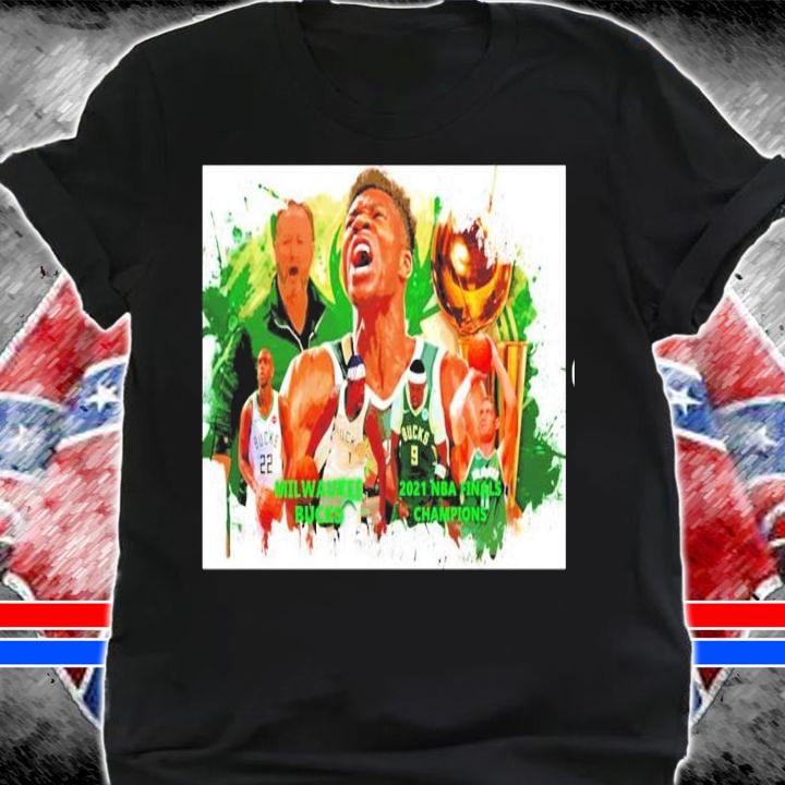 Official Milwaukee Bucks 2021 NBA Finals Champions t-shirt