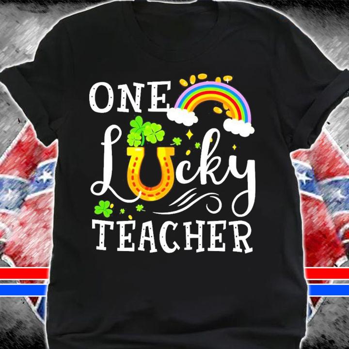 One Lucky school teacher St.Patrick's Day shirt shirt