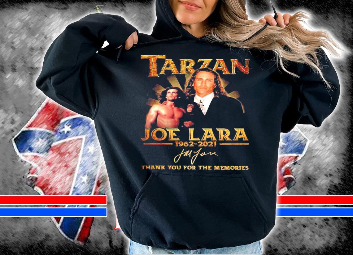 Tarzan Joe Lara 1962-2021 signature shirt