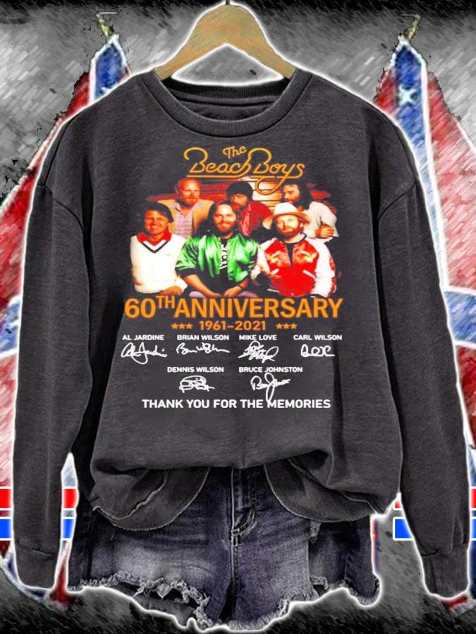 The Beach Boys 60th anniversary 1961-2021 thank you for the memories t-shirt