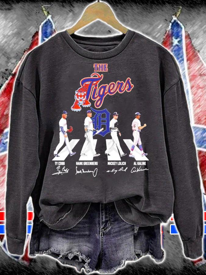 The Tigers Ty Cobb Hank Greenberg Mickey Lolich Al Kaline Abbey Road shirt