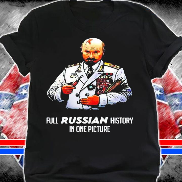Vladimir Vladimirovich Putin full Russian history in one picture T-shirt shirt
