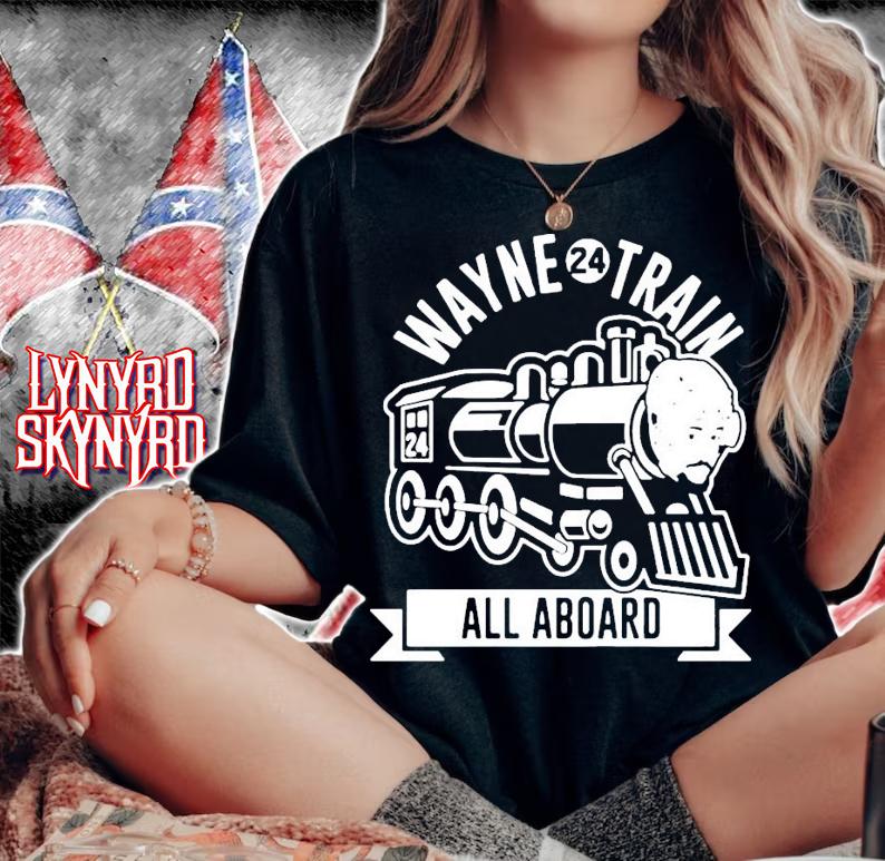 Wayne 24 Train all aboard shirt