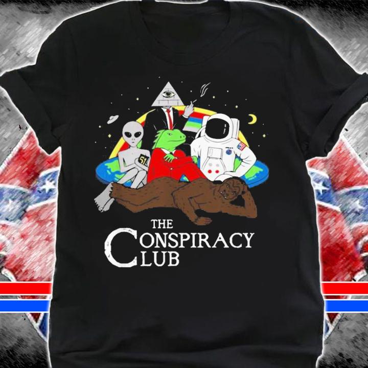 Alien Bigfoot The Conspiracy Club t-shirt shirt