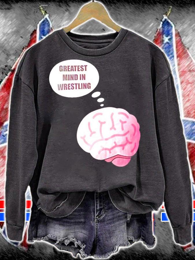 Greatest mind in wrestling shirt
