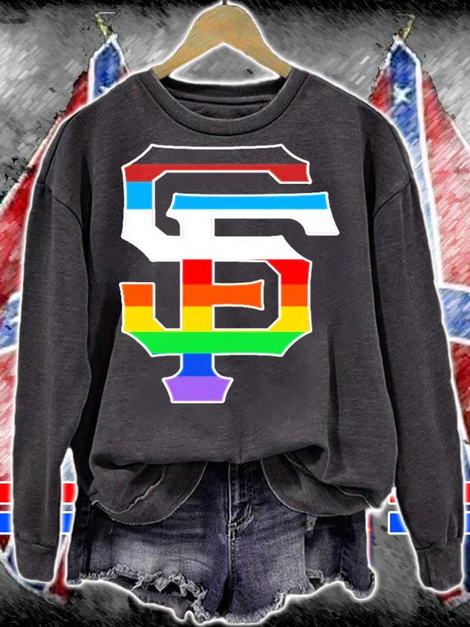 San Francisco Giants Pride logo shirt sweatshirt