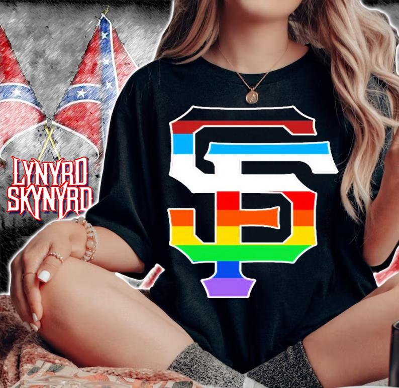 San Francisco Giants Pride logo shirt woman shirt