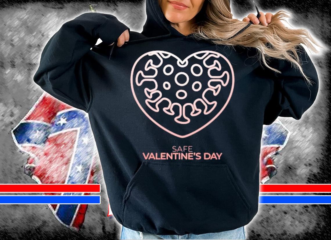 Valentine Day heart with virus shirt