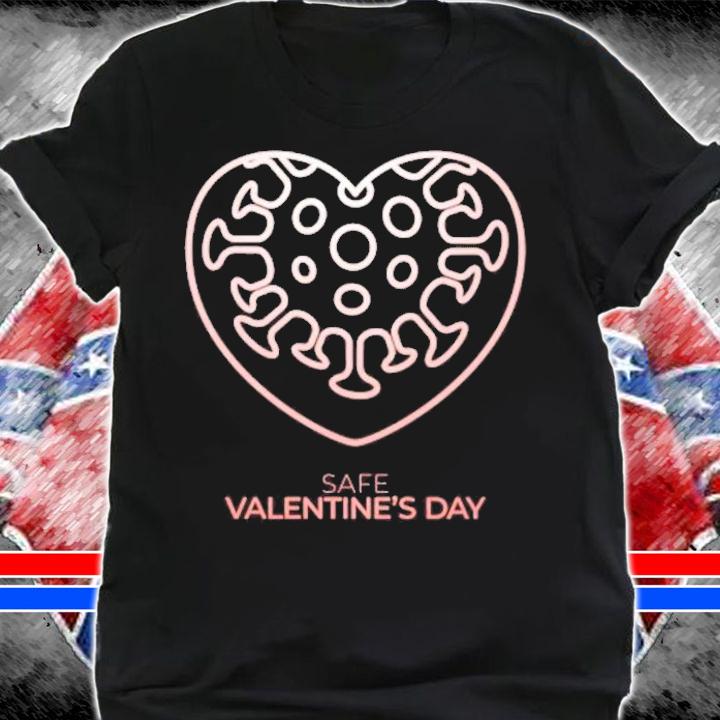 Valentine Day heart with virus shirt