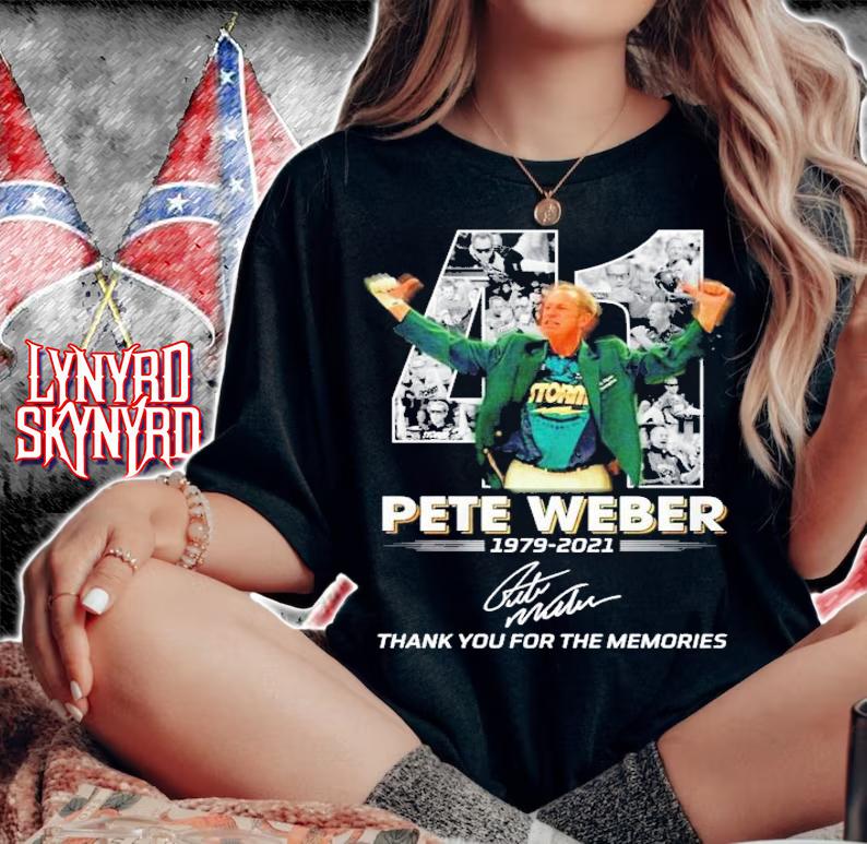 41 Pete Weber 1979 2021 thank you for the memories shirt woman shirt