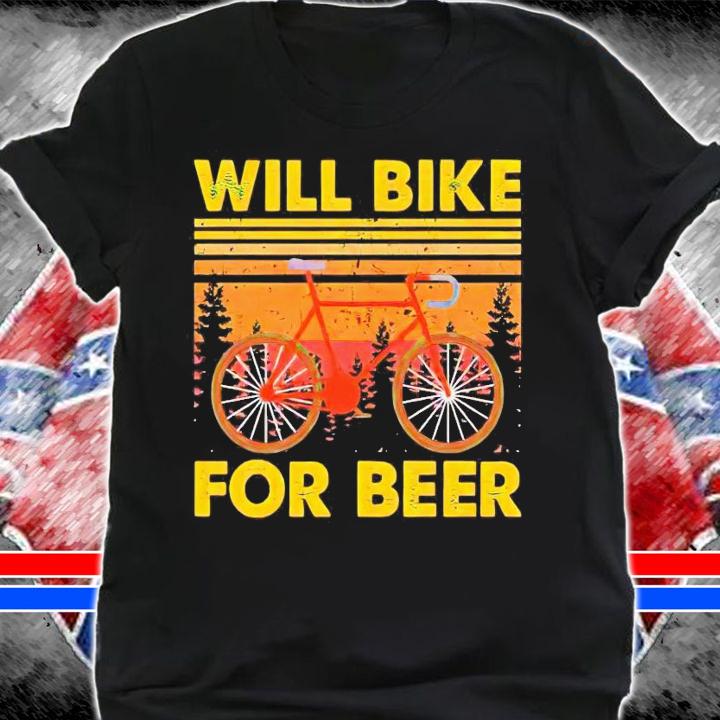 Bicycle Will bike for beer shirt