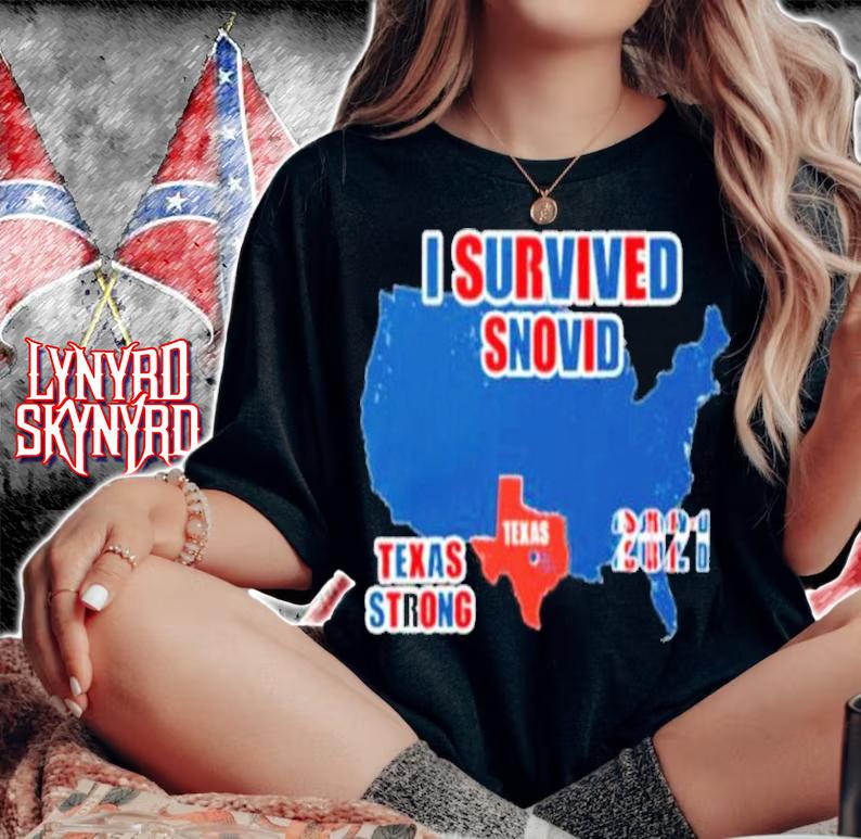 I survived snovid Texas strong 2021 winter shirt woman shirt