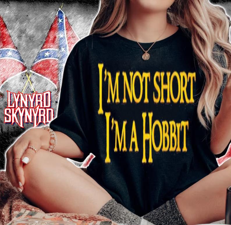 Im not short Im a Hobbit shirt woman shirt