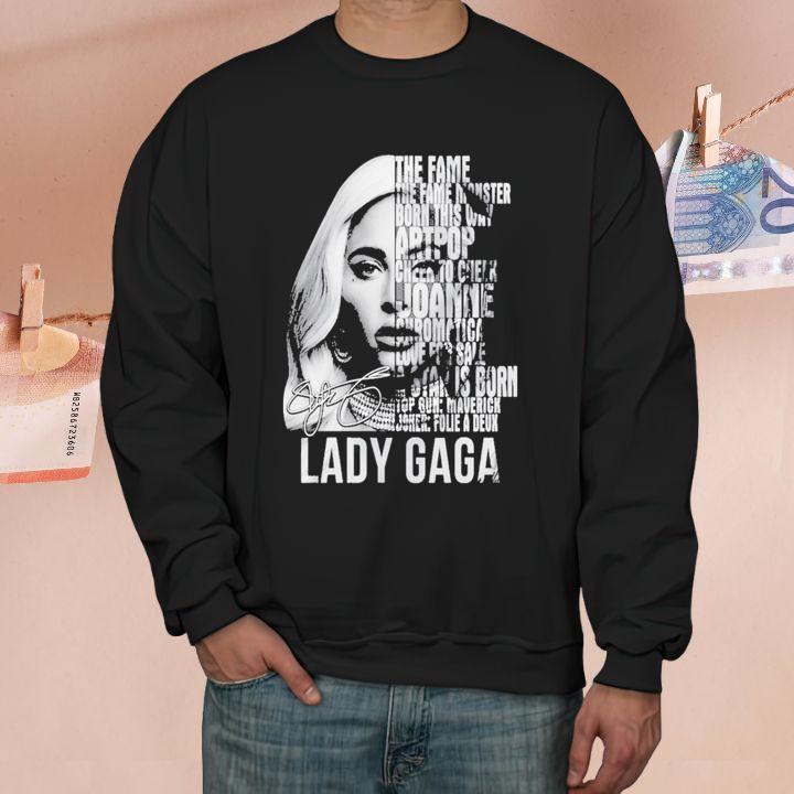 Lady Gaga Signature Album The Fame Monster Born This Way Artpop T-Shirt sweatshirt