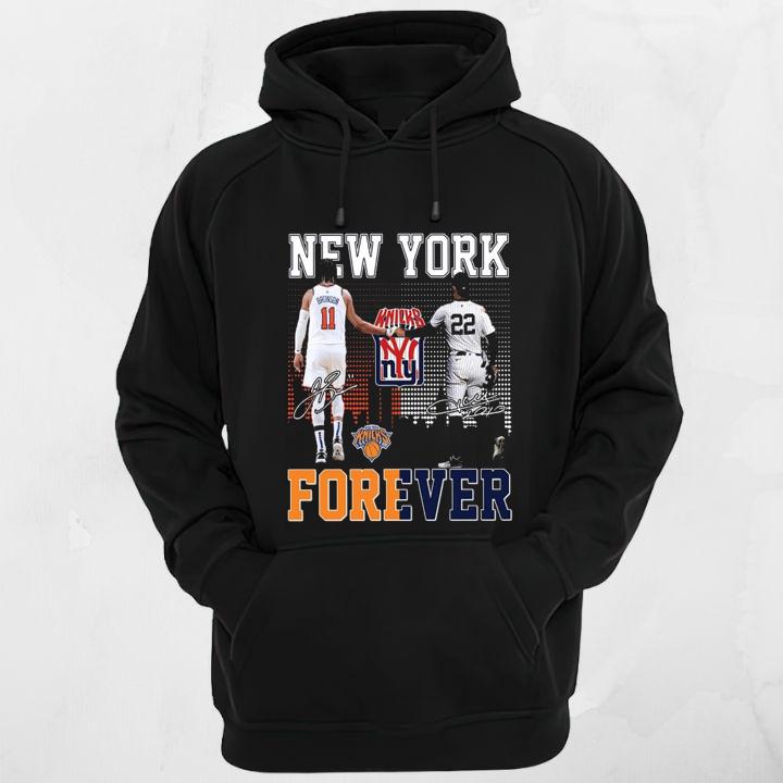 New York Sports Teams Jalen Brunson Juan Soto Forever Signatures T-Shirt hoodie