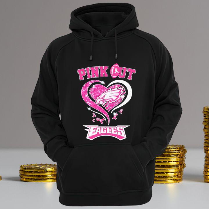 Philadelphia Eagles Pink Out Eagles Breast Cancer Awareness T-Shirt hoodie