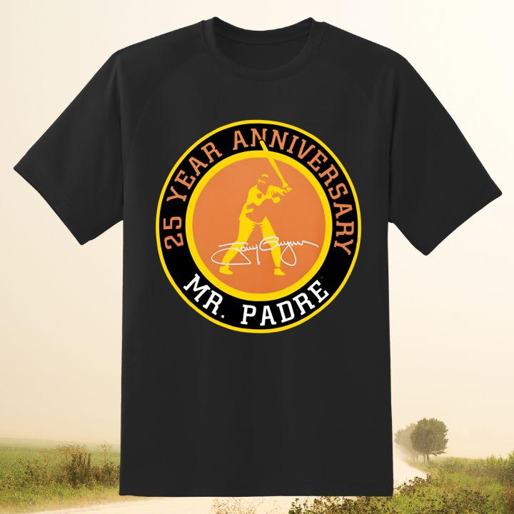 Tony Gwynn Mr. Padre 25 years anniversary San Diego Padres Legends Baseball Shirt