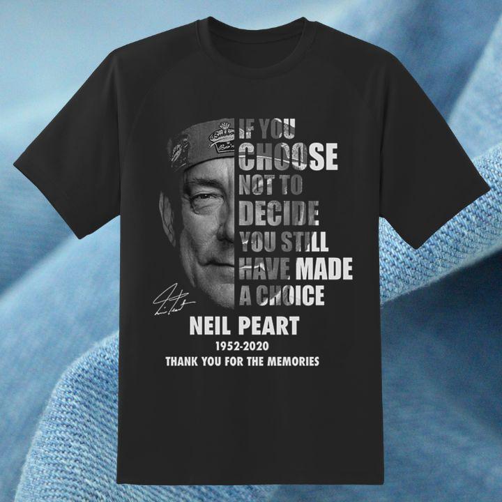 Rush Freewill Lyrics Tribute to Neil Peart 1952-2020 Autograph Shirt