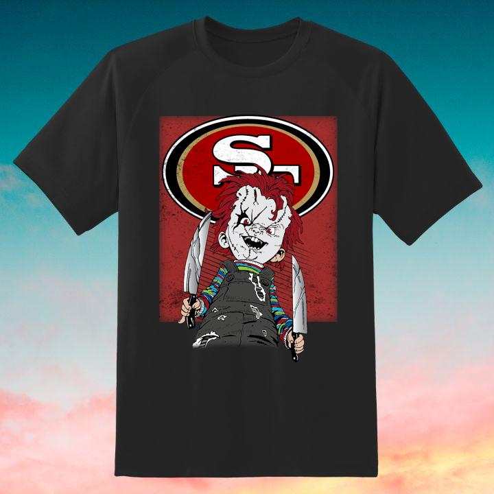 Chucky San Francisco 49ers Halloween T-Shirt – Scary, Horror & Thriller!