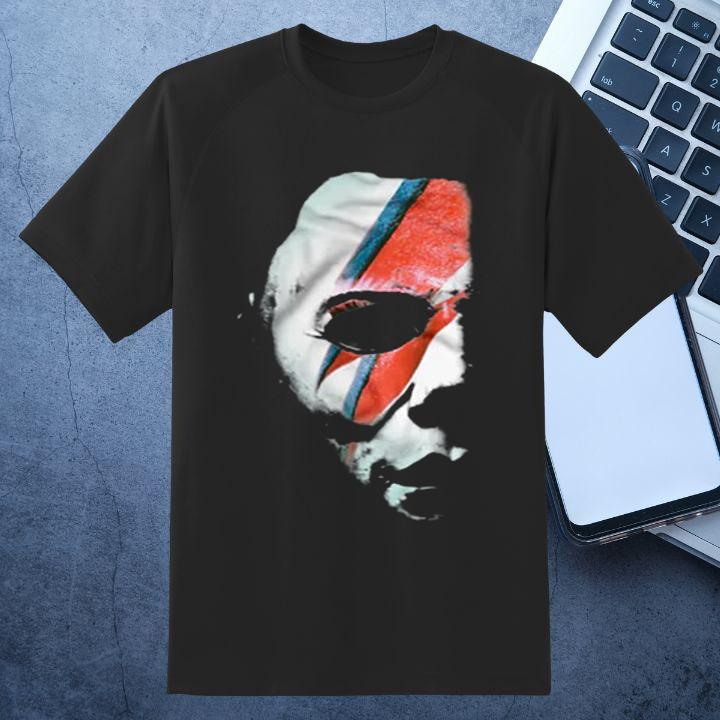 Michael Myers Face David Bowie T-Shirt