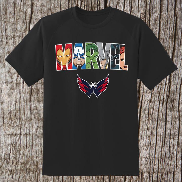 Washington Capitals Marvel Hockey Shirt