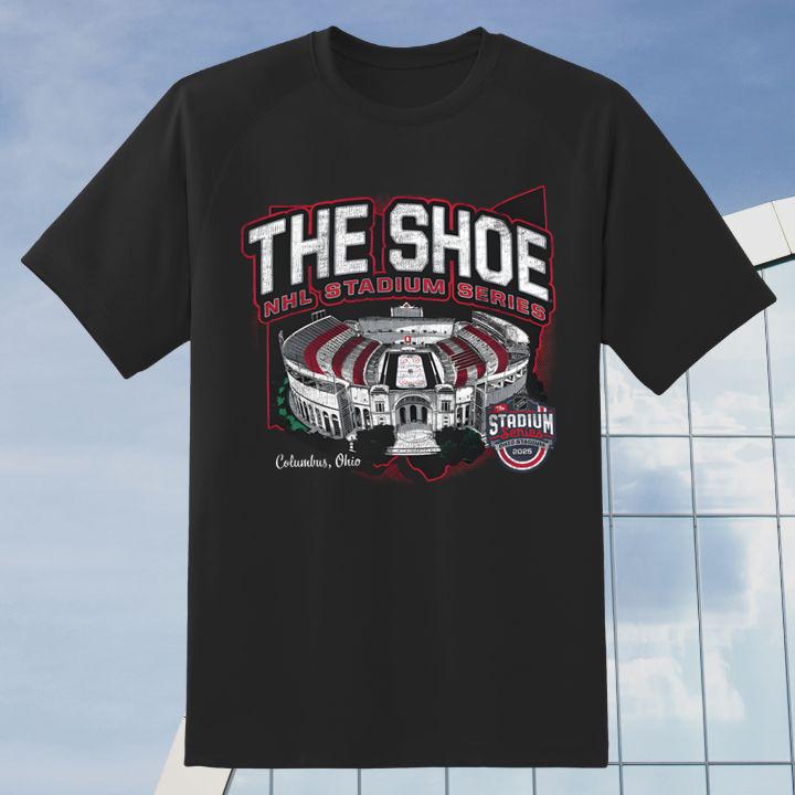 Columbus Blue Jackets The Shoe Nhl Stadium Series Columbus Ohio 2025 Shirt