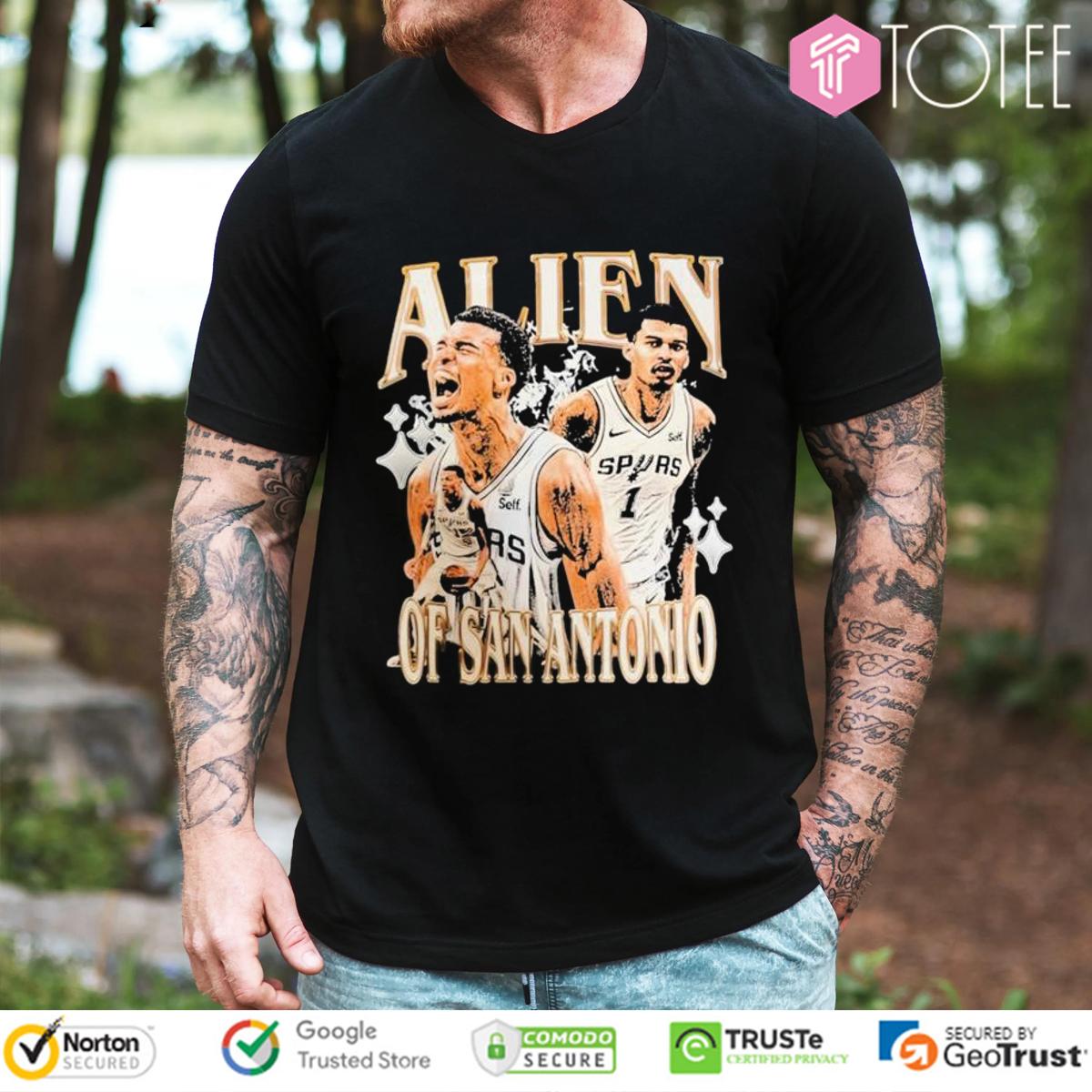 Victor Wembanyama Wemby Alien Of San Antonio Spurs Vintage T-Shirt