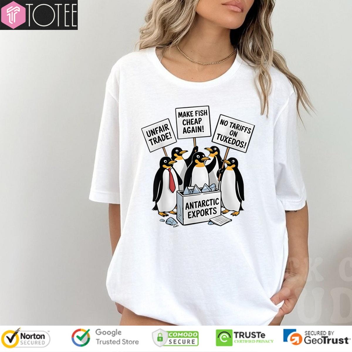 Penguins Against Tariffs Trump: Get Your Shirt Today!