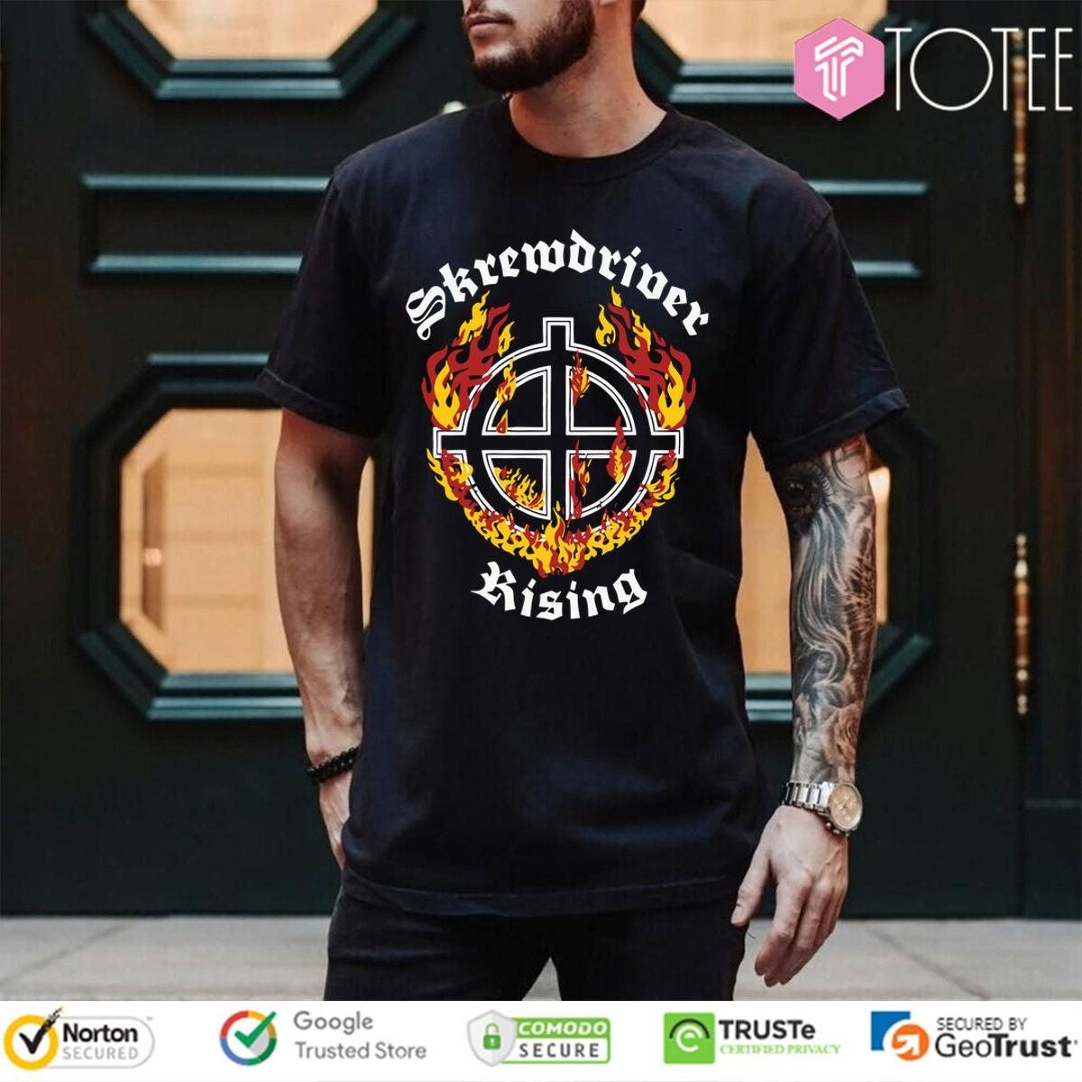 The Skrewdriver Rising band TShirt: Style Guide For Rock Fans