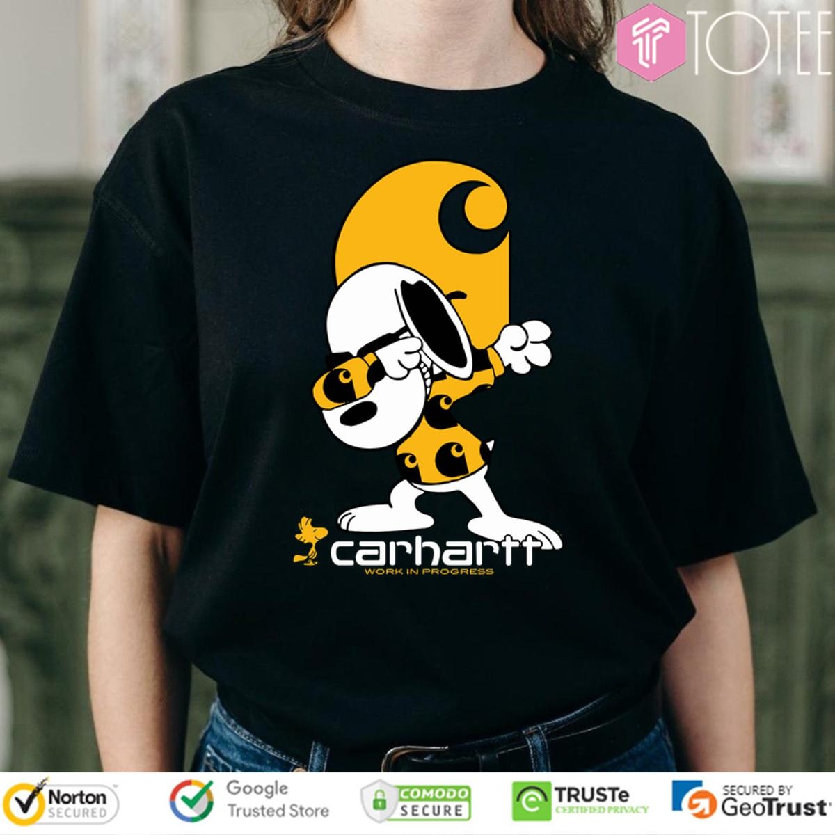Snoopy Dabbing Carhartt Work In Progress T-shirt
