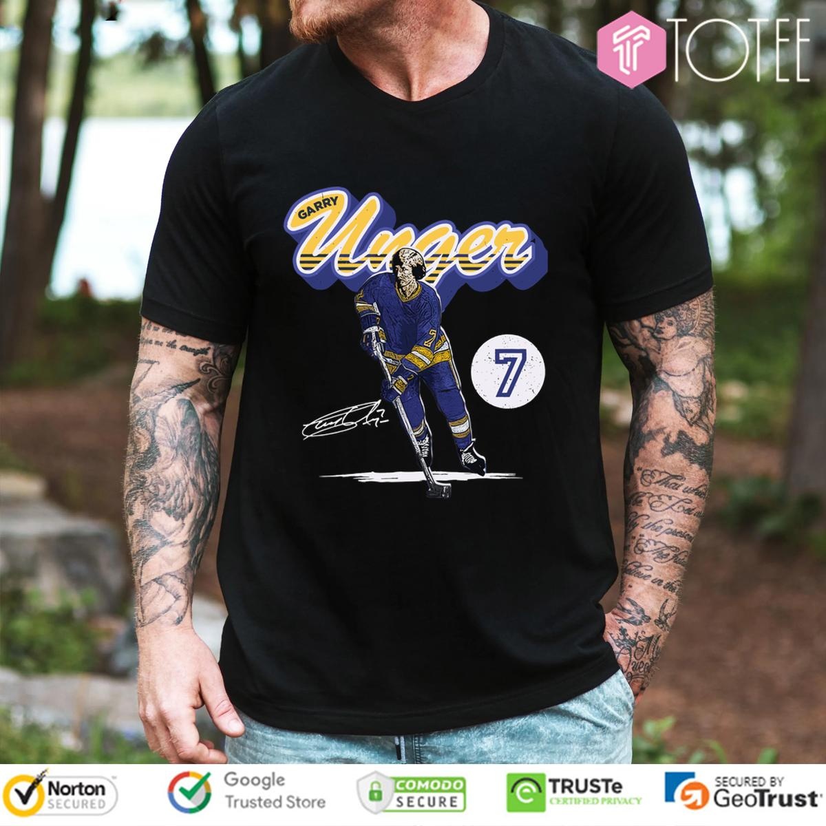 St. Louis Blues Garry Unger Signature T-shirt