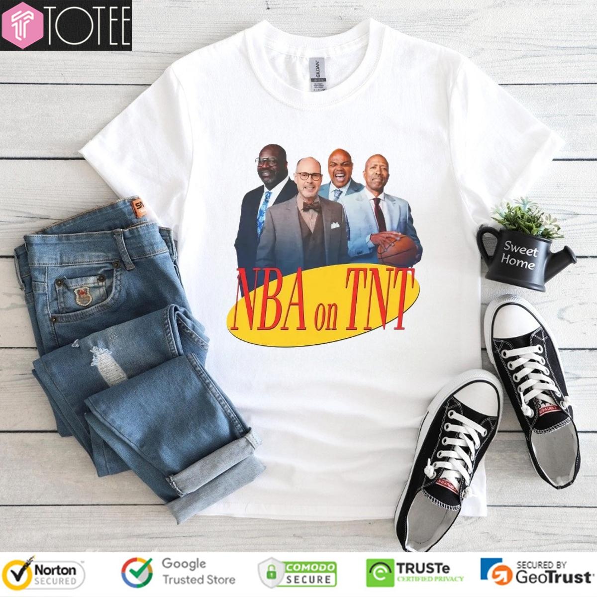 Nba On Tnt Basketball Tv Show Parody Seinfeld T-shirt