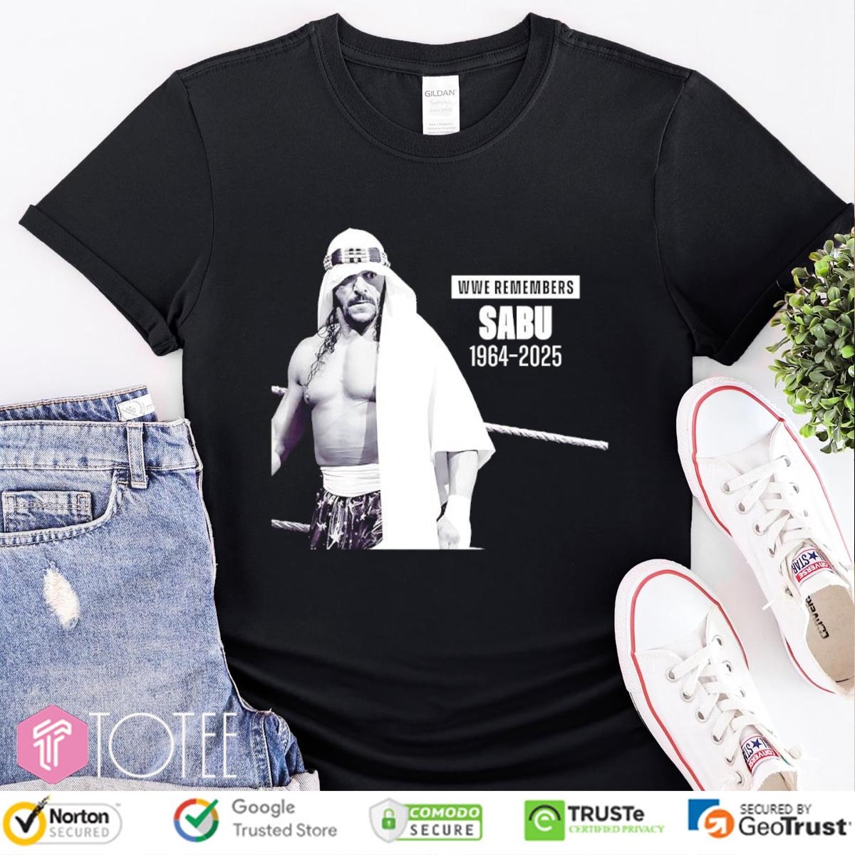Wwe Remember Sabu 1964-2025 T-shirt