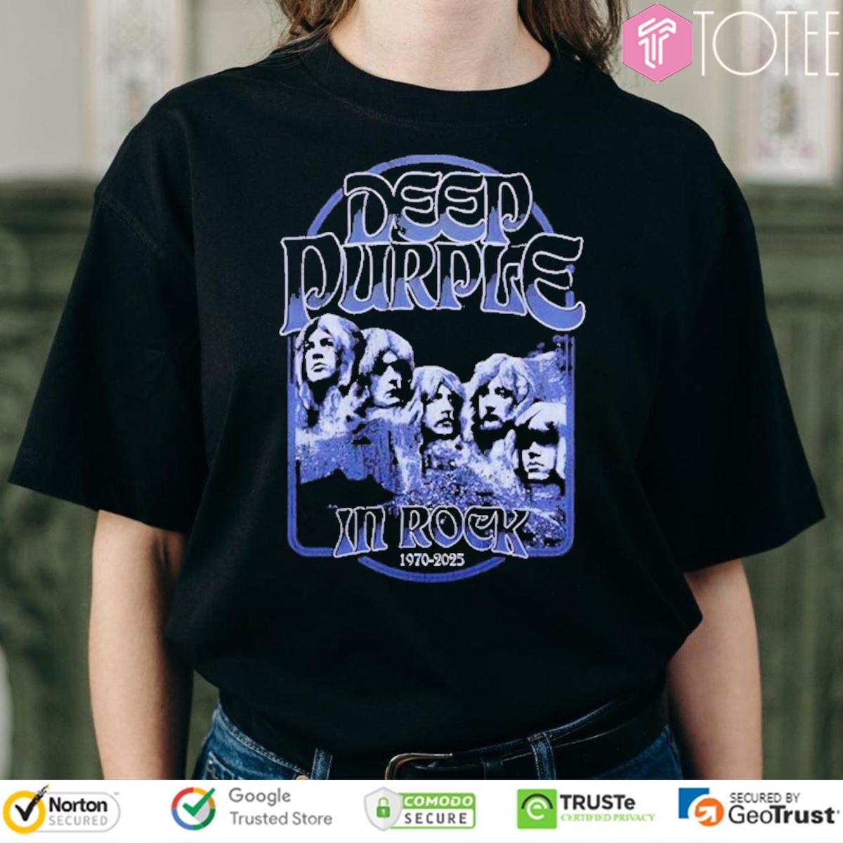 Deep Purple In Rock 1970-2025 Album Vintage T-shirt