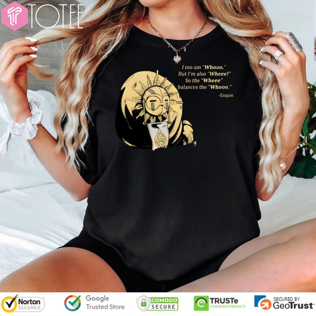 Esquie T-shirt: Ultimate Style, Balancing Whooo & Wheee!