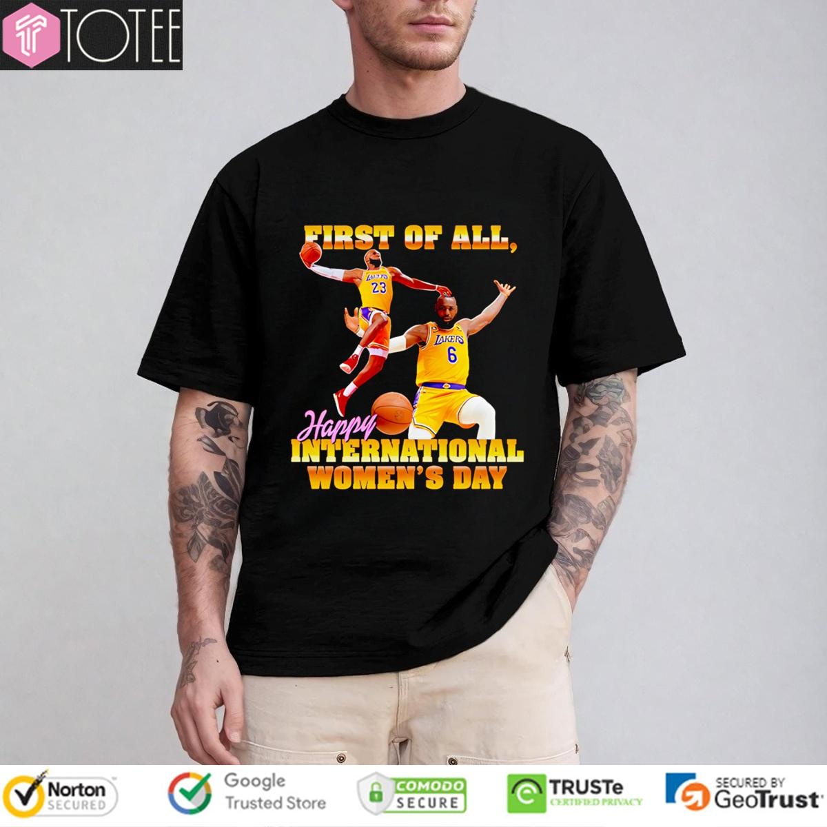 Lebron James Iwd Happy International Womens Day T-shirt