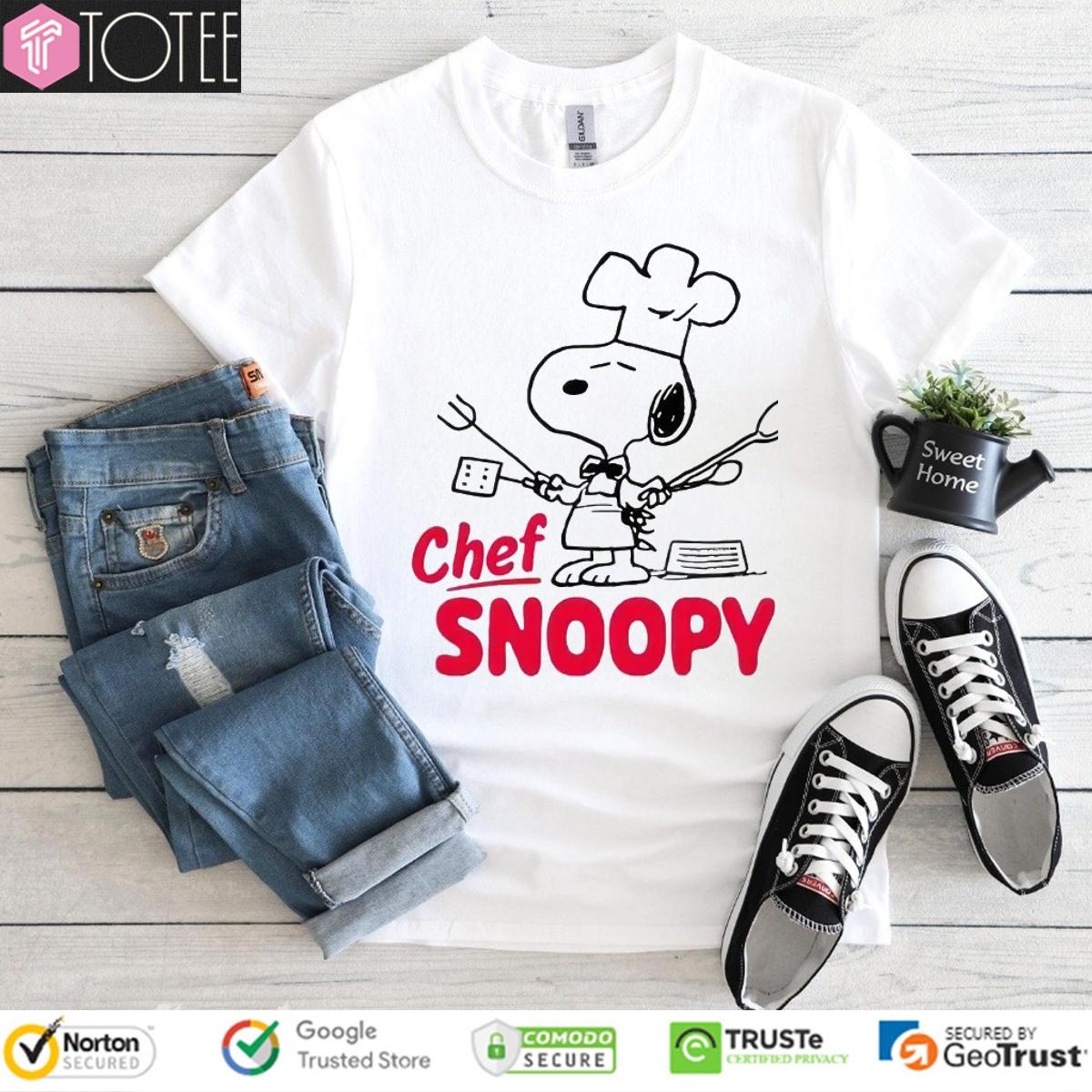 Jeremy Allen White Chef Snoopy T-shirt