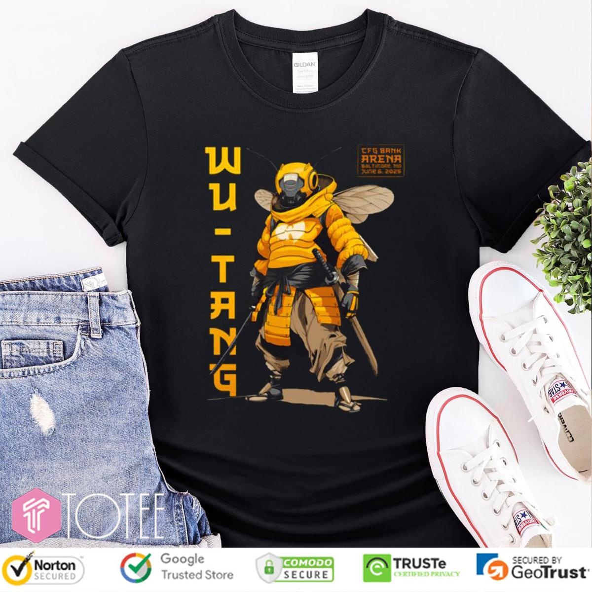 Bee Samurai Wu Tang Clan Baltimore June 6Th 2025 T-shirt