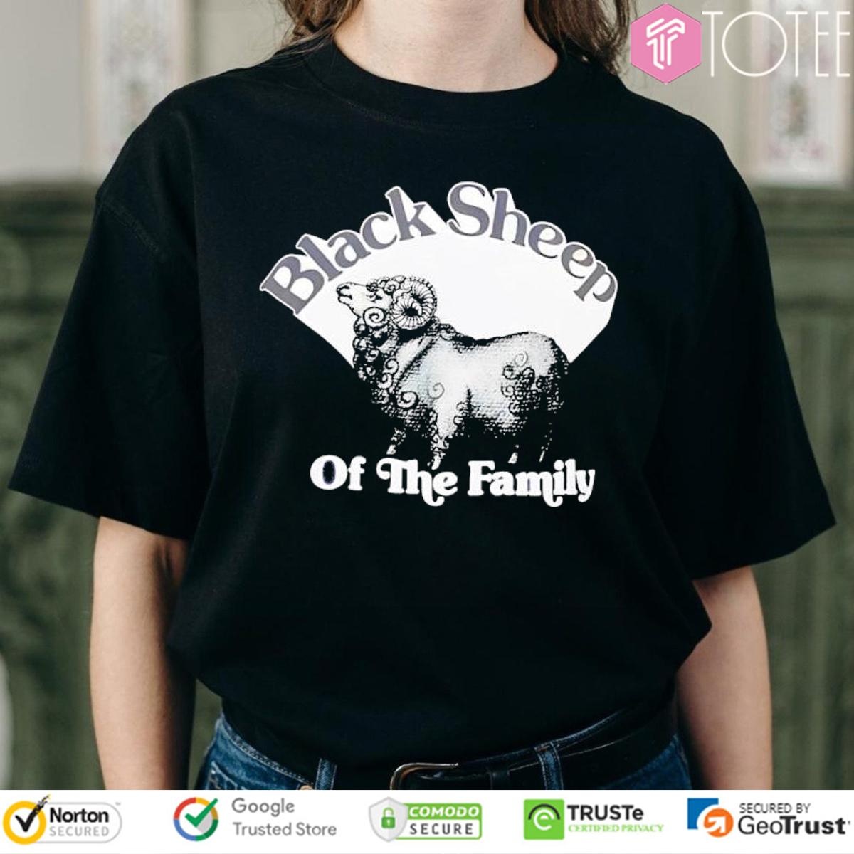 Black Sheep Of The Family Retro T-shirt