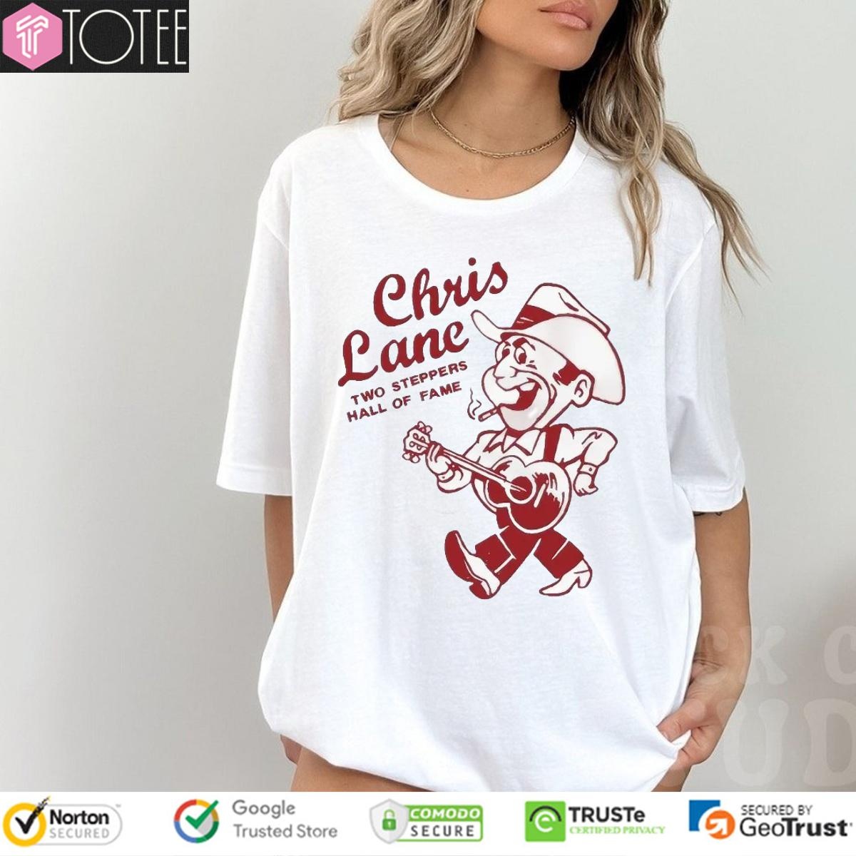 Chris Lane Two Steppers Hall Of Fame Tour T-shirt