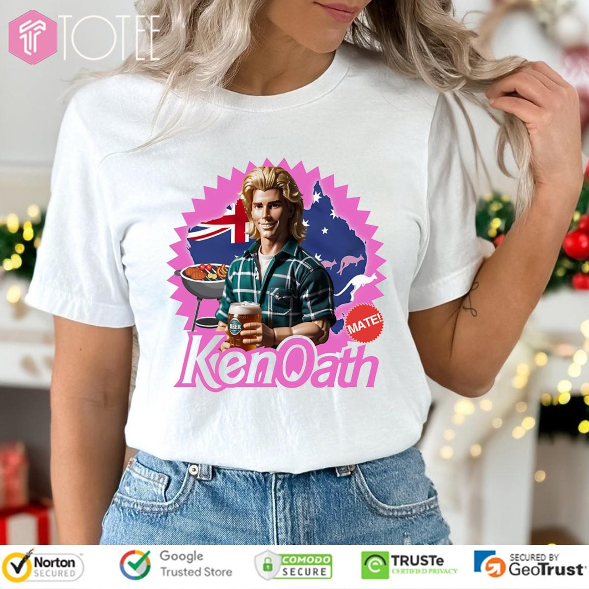Aussie Bogan Ken Ken Oath Mate Retro T-shirt