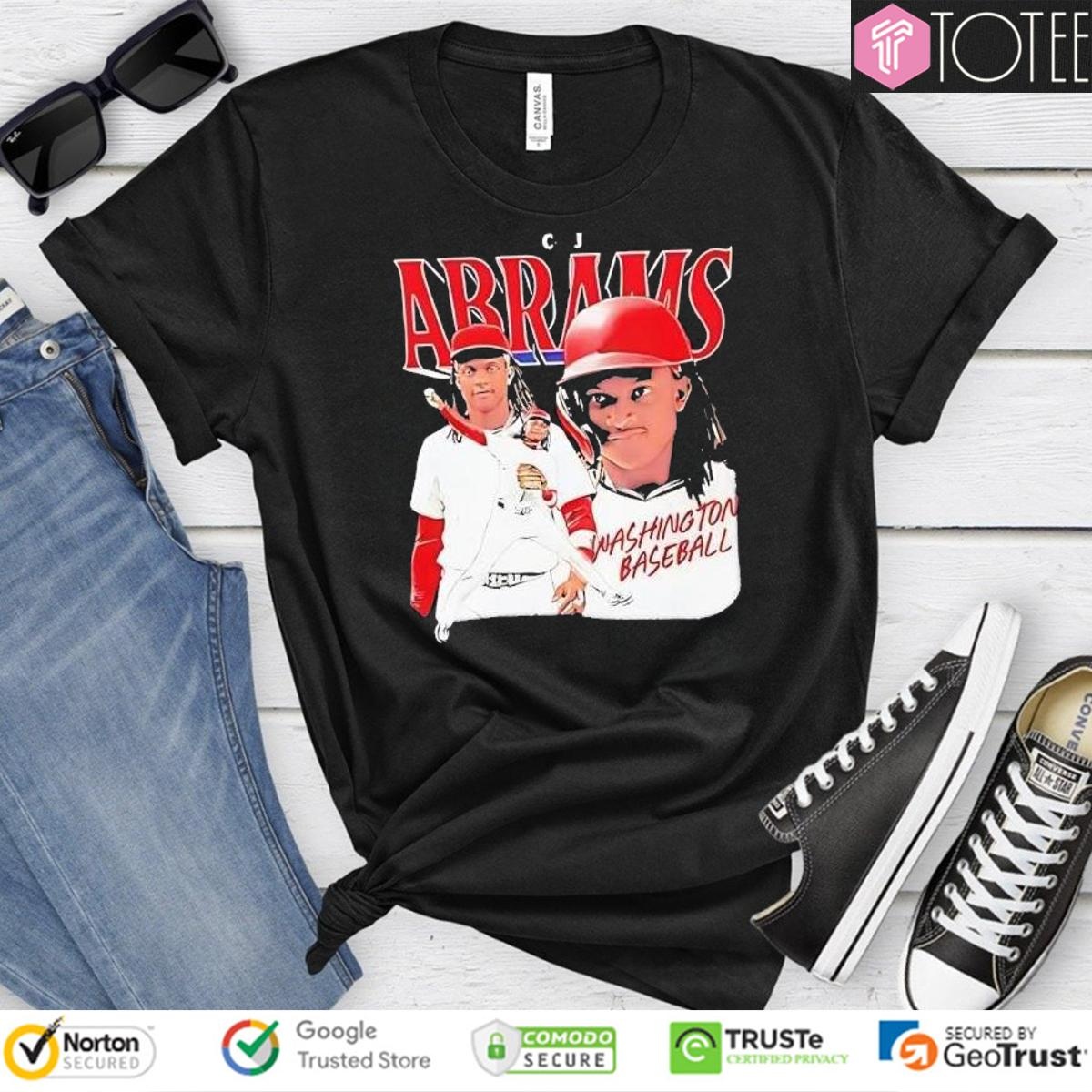 Cj Abrams Washington Nationals Baseball Shirt