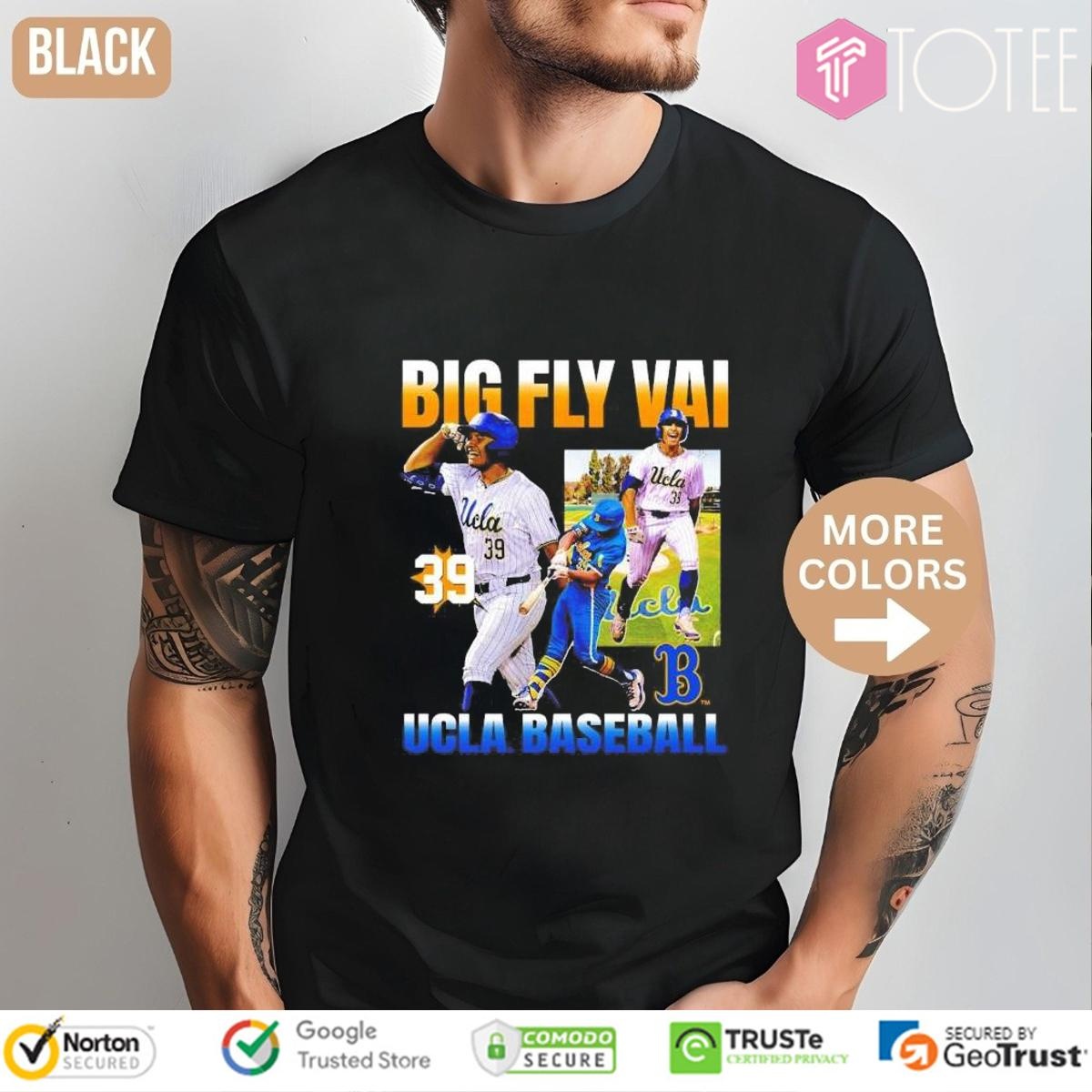 Mulivai Levu 90S Big Fly Vai Ucla Bruins Baseball Shirt
