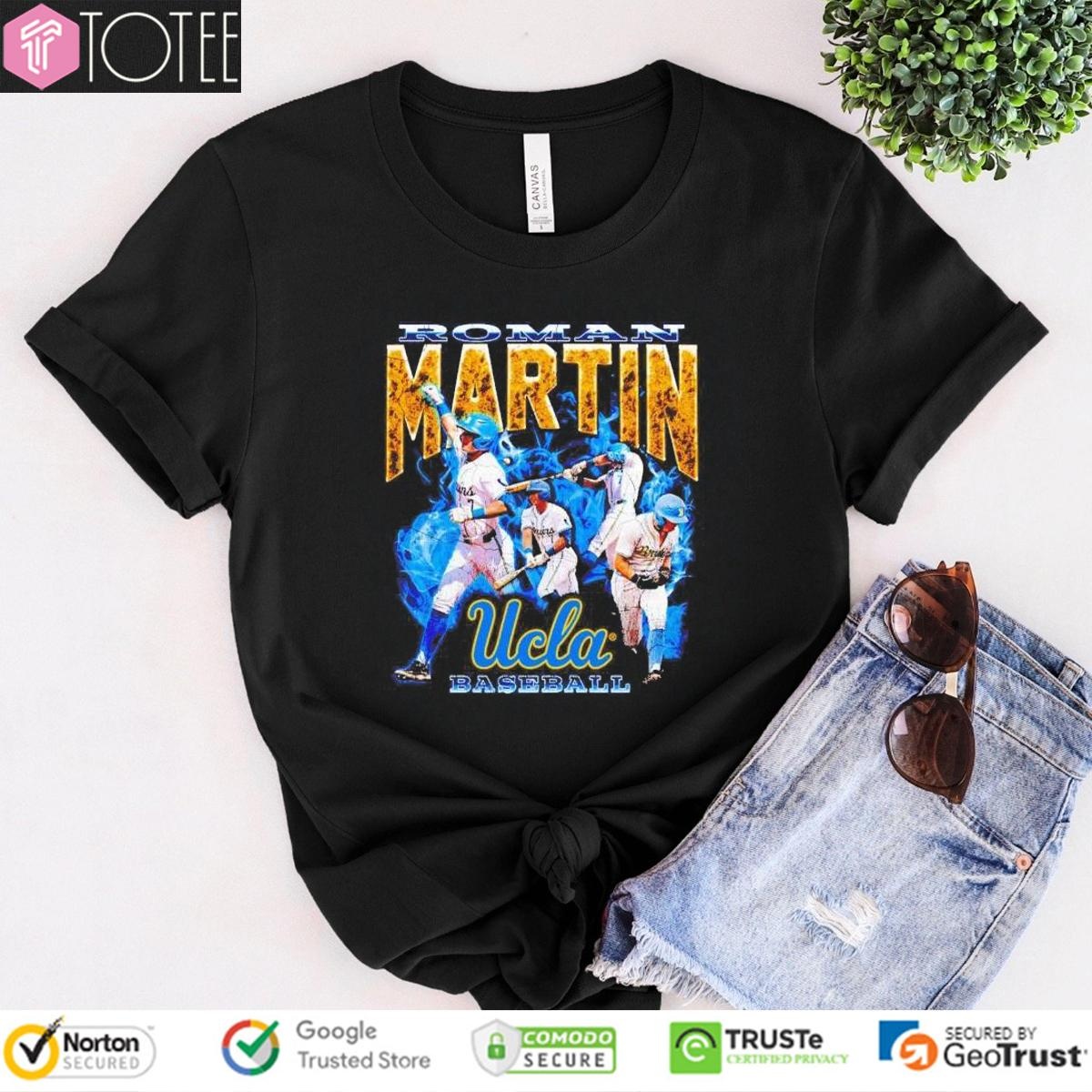 Roman Martin 90S Picture Collage Ucla Bruins Baseball T-shirt