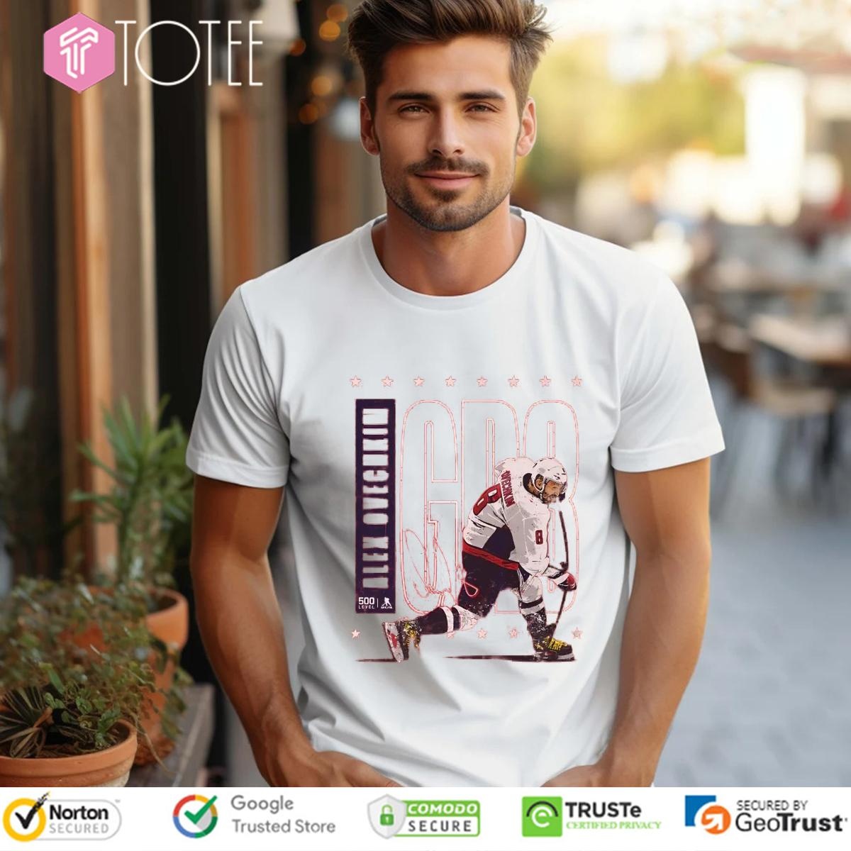 Alex Ovechkin Washington Hockey Gr8 Signature T-shirt