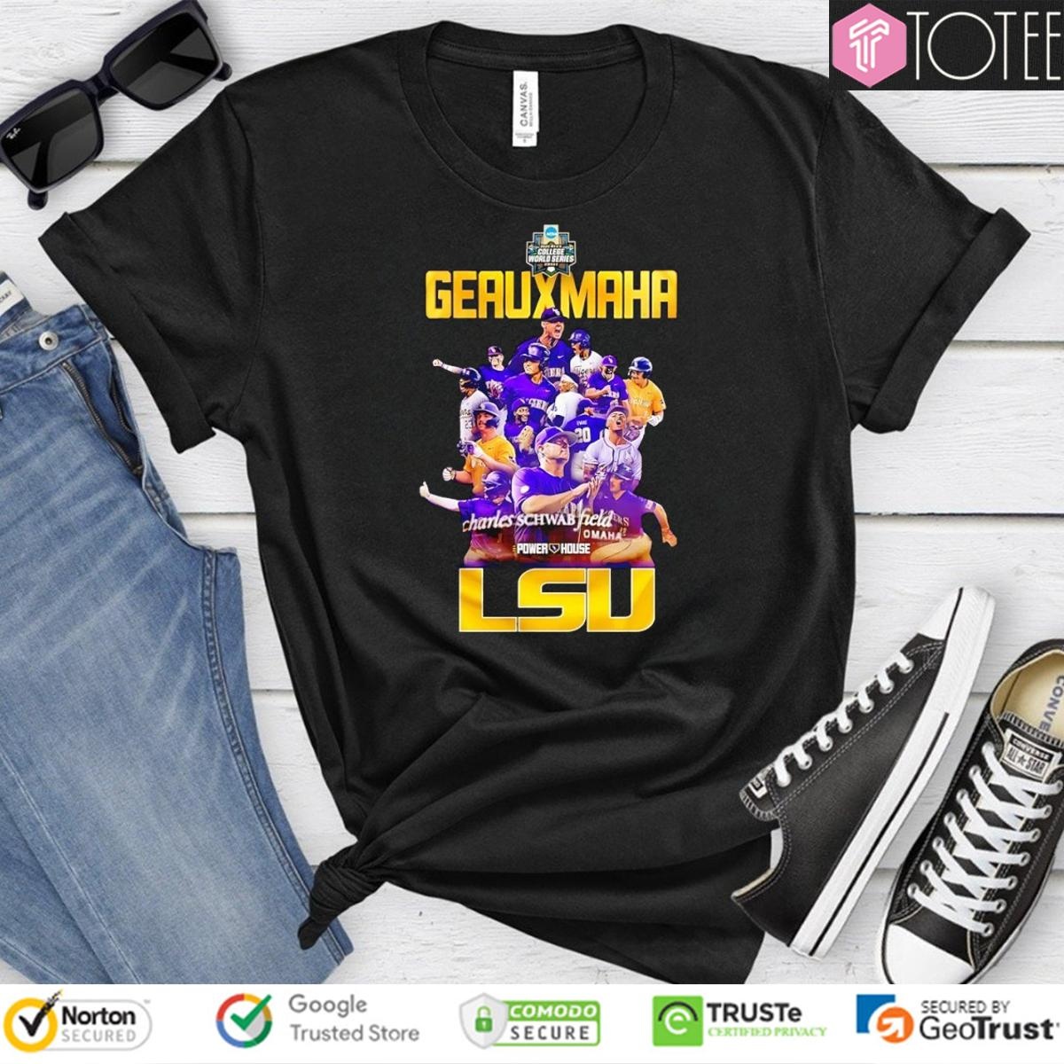 Tigers Baseball Geauxmaha 2025 Super Regional Champions T-shirt